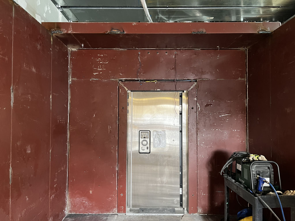 vault removal, door