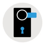 door icon, security solutions