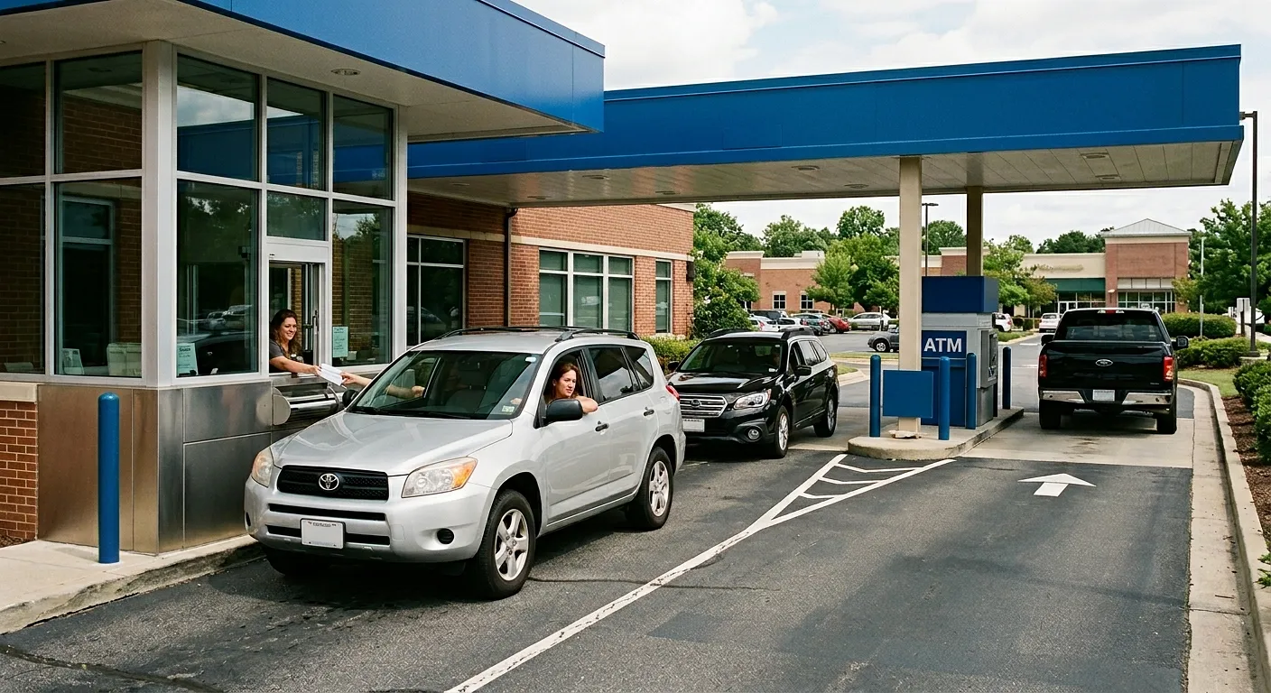 Drive-up transaction equipment and service lane security